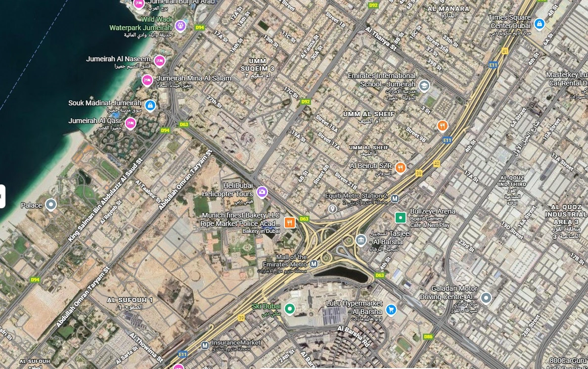 Plot for sale in Jumeirah Umm Al Sheif Palmyra Properties